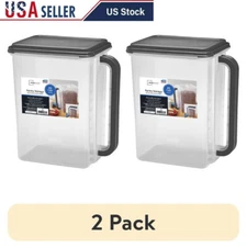Bulk Food Storage Canister Set Stackable Container W/ Handle Pour Spout Pantry