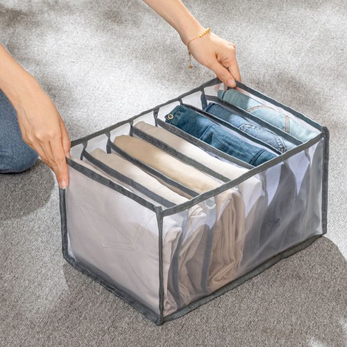 Folding Clothes Organizer Box Jeans T-shirt Underwear Organizers Closet box - Picture 6 of 13