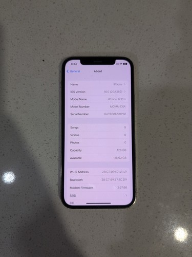 Apple iPhone 12 Pro - 128GB - Gold (Unlocked) - 第 2/3 張圖片