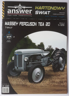 Answer KŚ 532 (6/2021) - Britischer Traktor Massey Ferguson TEA 20