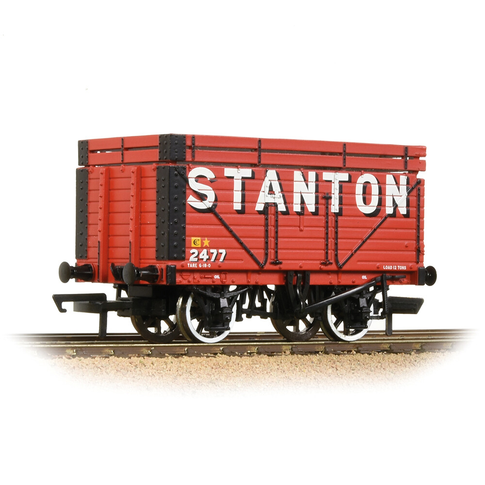 Bachmann OO 37-206B - 8 Plank Wagon With Coke Rails 'Stanton'