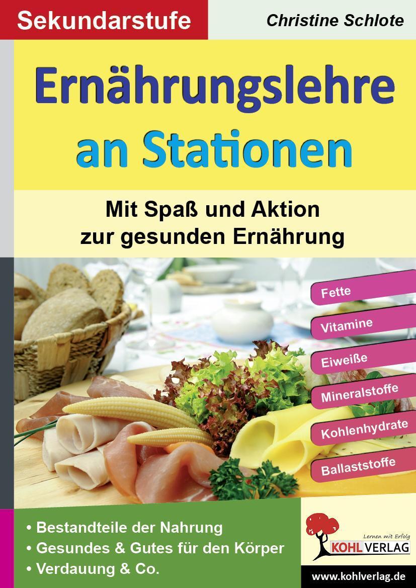 Thumbnail - Ernährungslehre An Stationen. Mit Spaß Und Aktion Zur Gesunden