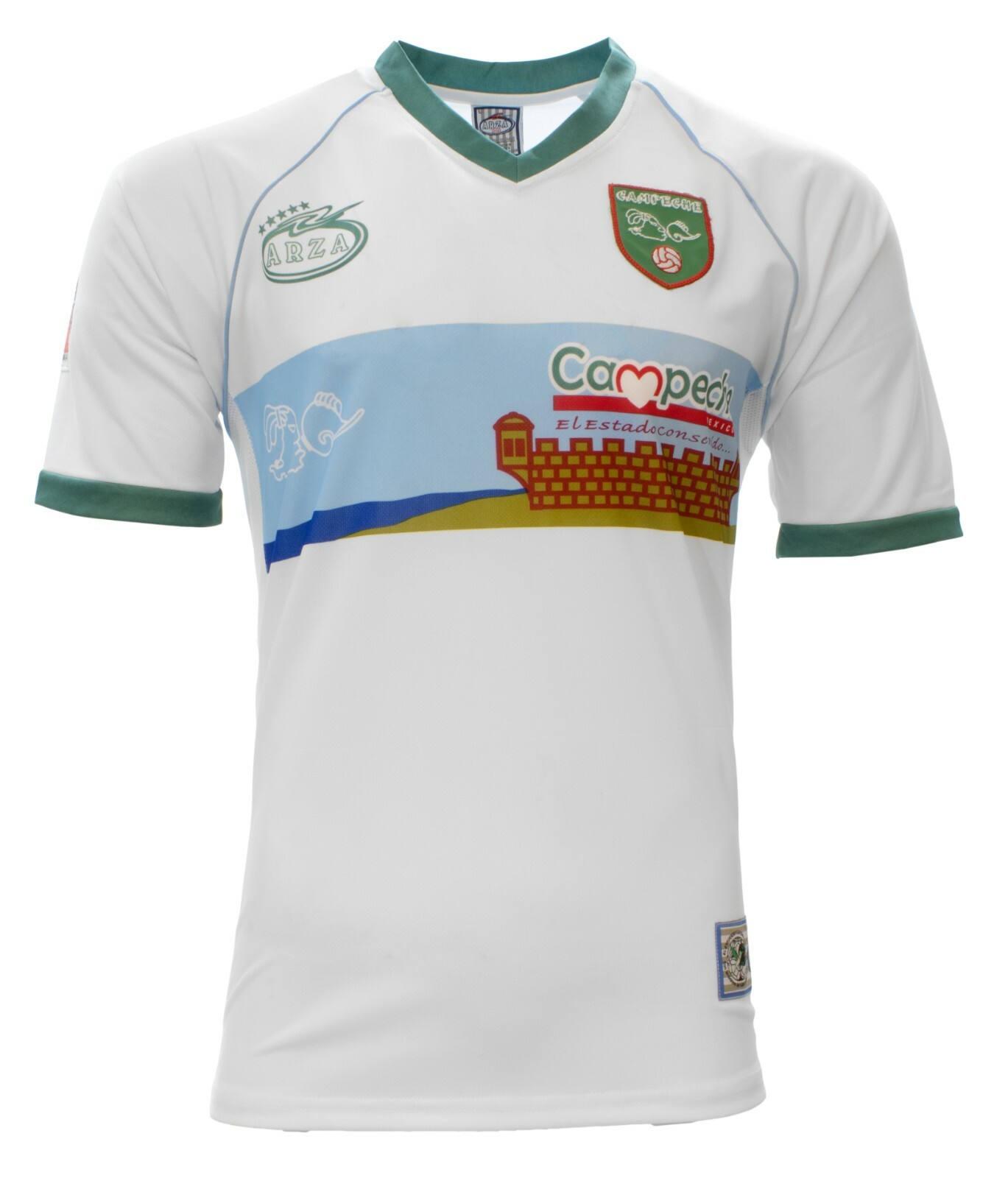 Campeche Mexico Jersey Arza Design Color Whtie