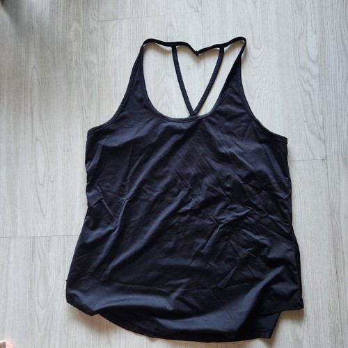 Black Work Out Tank Top Threads for Thoughts Women's Size Small - Picture 2 of 4