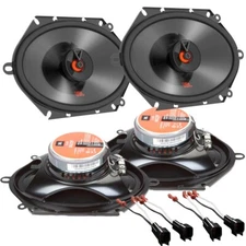 4 JBL Club8622F6x8" (5x7) 180W Max Front & Rear Speakers for 1999-2014 F-250/350