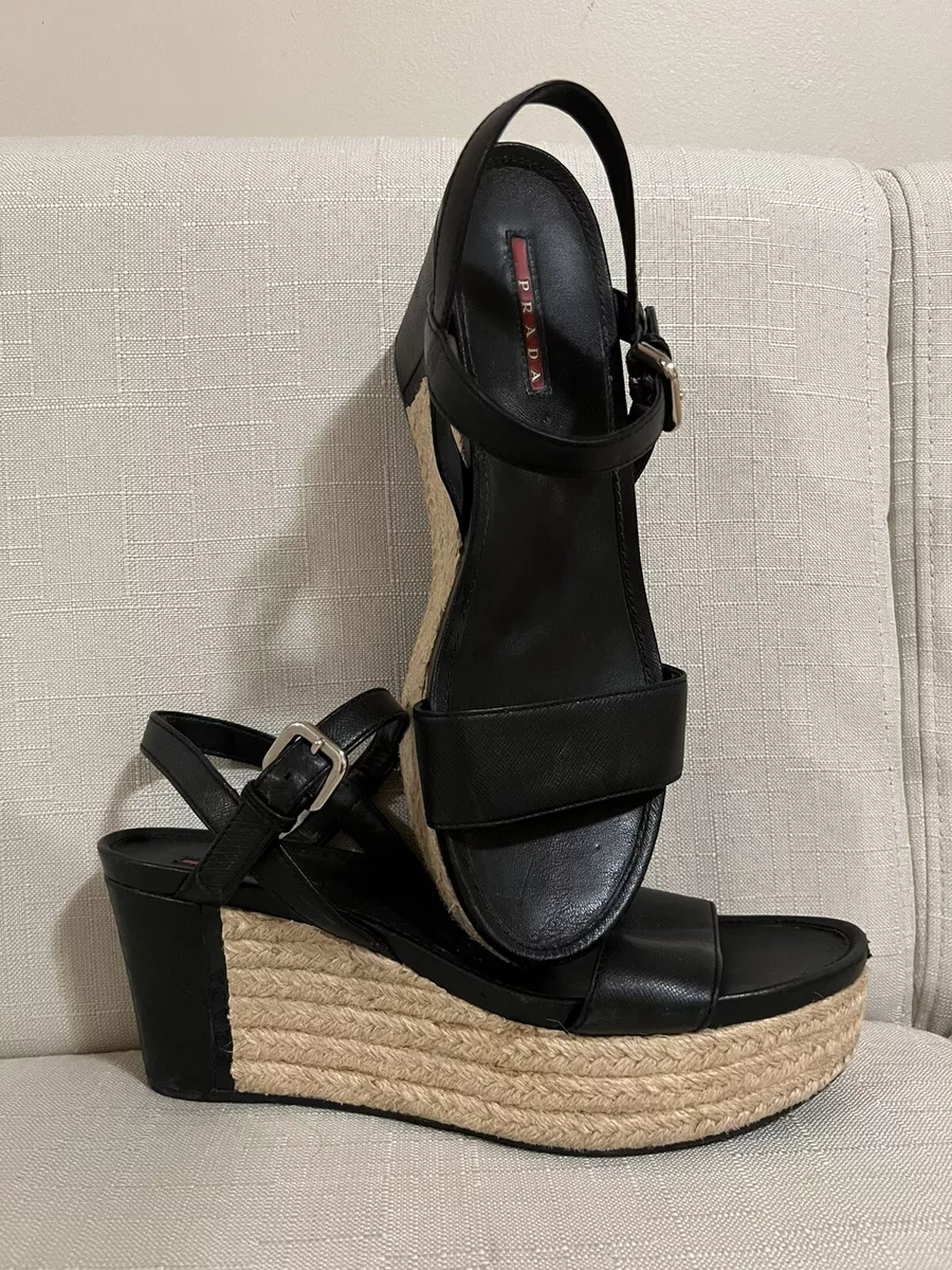Prada cork sandals sales