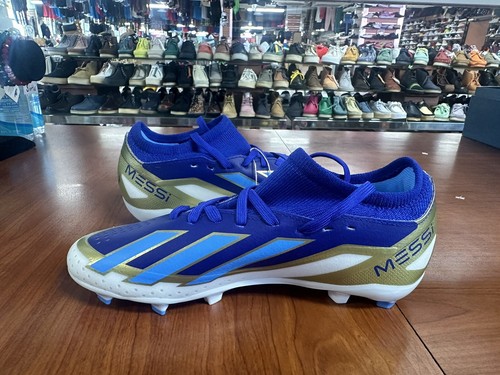 adidas Jr X Crazyfast Messi League FG Lucid Blue/Blue Burst/Cloud Boy Size 10.5K - 第 6/8 張圖片