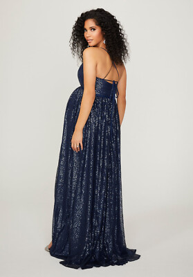 Mori Lee Maternity Bridesmaid, Social, Formal, Holiday Dresses, size 12,  Navy | eBay