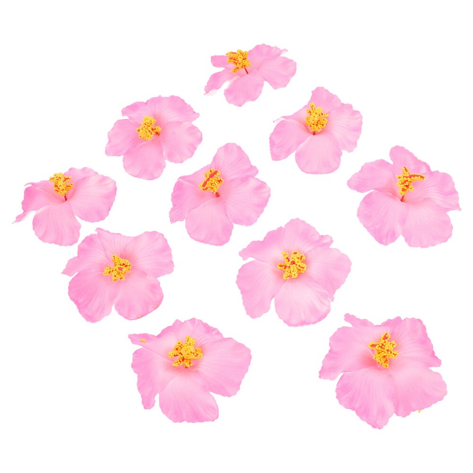 10Pcs Wedding Flower Arrangement Artificial Hibiscus Flower Flower