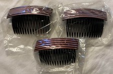 Totally 80s Vintage Lot of 3 1980s Goody Plastic Hair Combs - Unused Old Stock