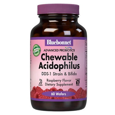 Bluebonnet Advanced Probiotics Chewable Acidophilus  60 Chewable , Immune health