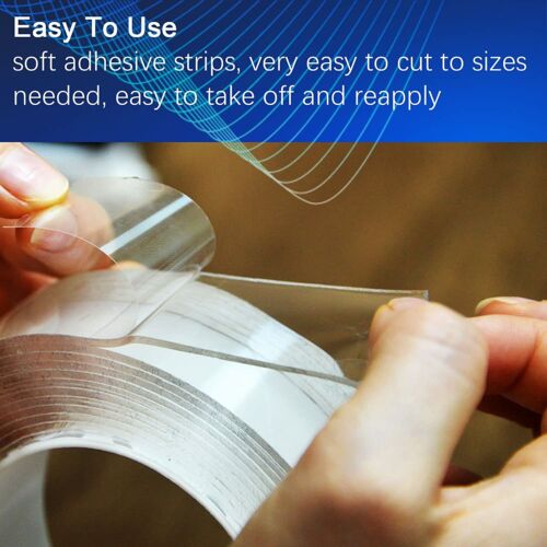 Alien Nano Tape Double Sided Tape Heavy Duty Reusable Removable Adhesive 10FT - Picture 7 of 11