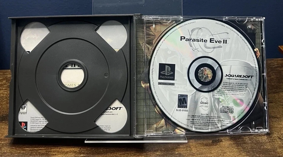 Parasite Eve II 2 - PlayStation 1 Sony PS1 Complete Excellent Black Label - Image 2 of 3