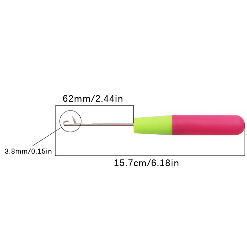 Crochet Hook Plastic Crochet Hook Needle For Hair Weaving Hook Needles