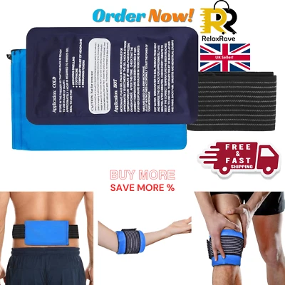 BRANDED Tanness Reusable Gel Heat & Ice Packs Rapid Cool, Microwave Heating pad