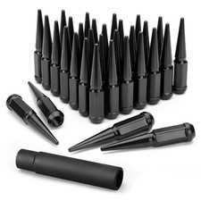 32pcs 4.4 Spike Lug Nut M14x1.5 For Silverado Sierra 1500 2500 3500 F250 350