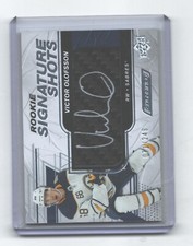 19/20 UD ENGRAINED UPDATE VICTOR OLOFSSON RSS-VO ROOKIE SIGNATURE SHOTS AUTO 249