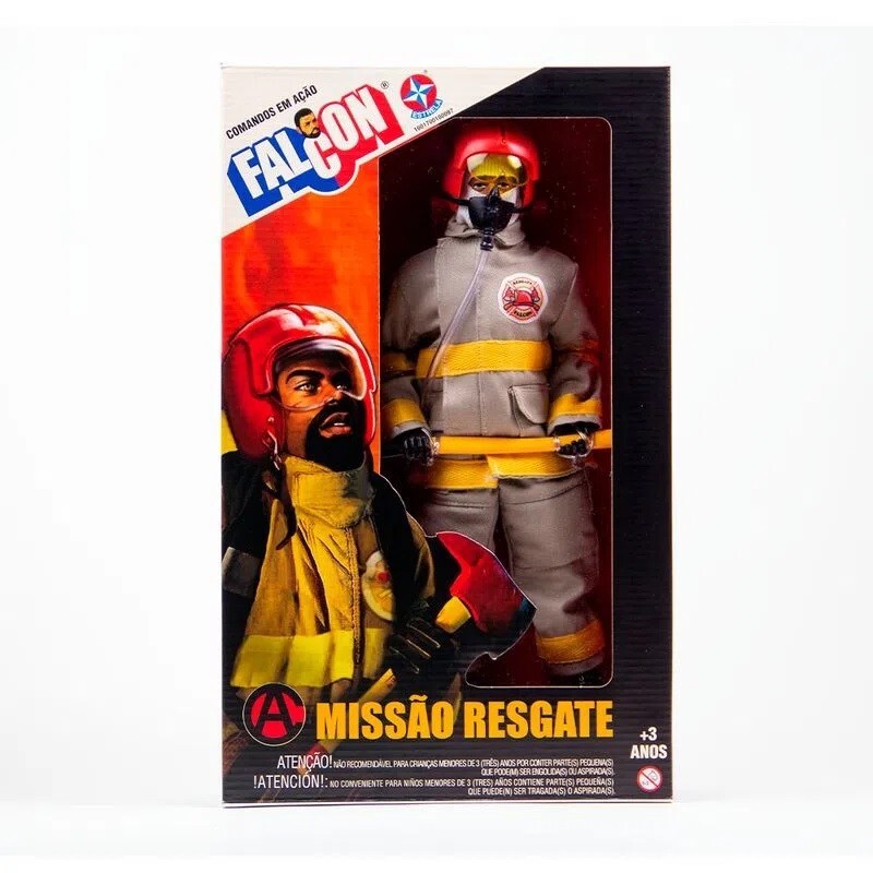 GI Joe Falcon Rescue Mission Defying Fire Brand ESTRELA BRAZIL