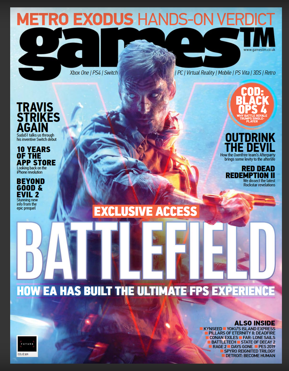 Games ™ Magazine Issue 201 Battlefield Xbox PS4 Nintendo Switch PC