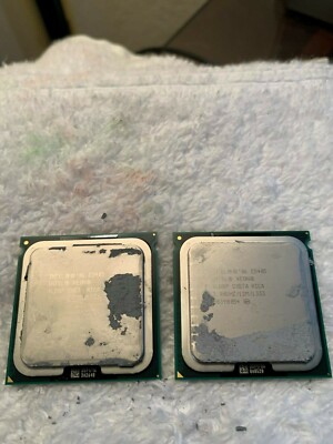 Lot of 2 Intel Xeon E5405 Processor @ 2.0GHz 12MB Quad SLBBP Socket LGA771 CPU