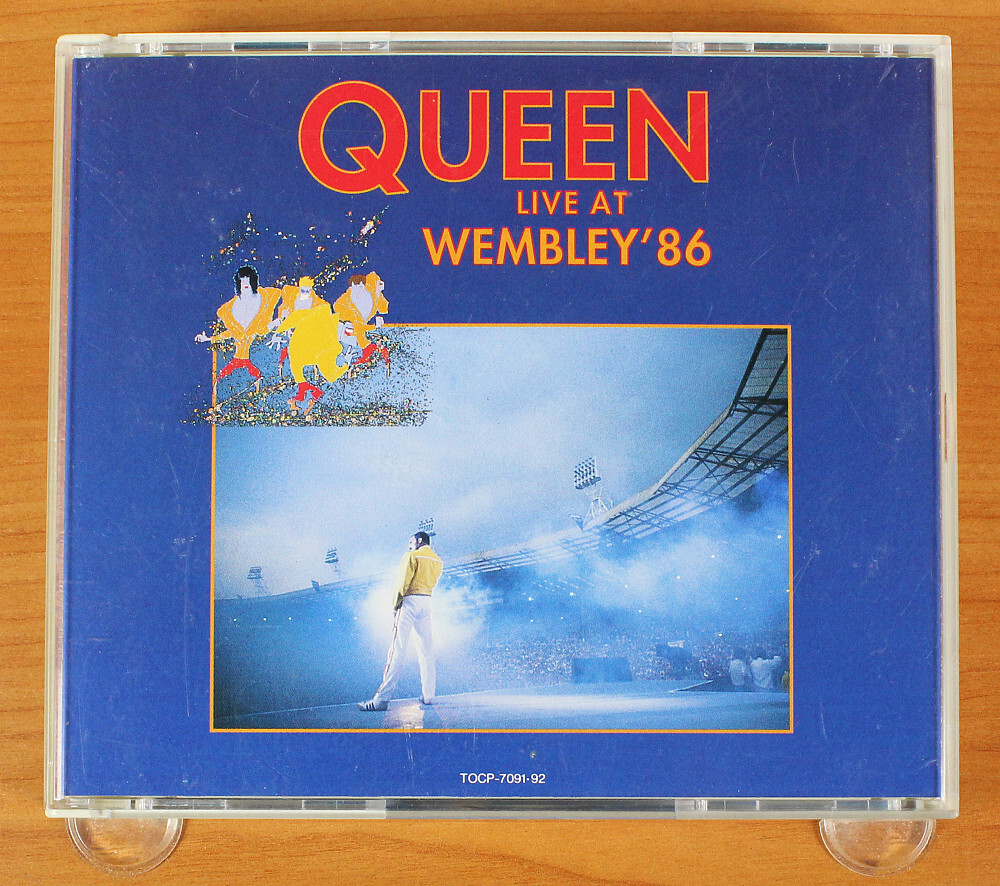 Queen - Live At Wembley '86 CD (Japan 1992 EMI) TOCP-7091-92 Queen - Live At Wembley '86 CD (Japan 1992 EMI) TOCP-7091-92