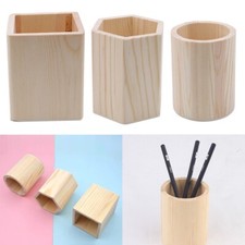 Porte-stylo en bois pratique pour organiser soigneusement les fournitures scolai