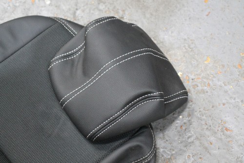 Z19) USED XS half leather rear tumble down seat covers Land rover defender TDCI - Picture 5 of 8