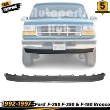 Front Bumper Lower Valance For 1992-1997 Ford F-250 F-350 / 1992-96 F-150 Bronco
