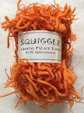 Crystal Palace Yarns Squiggle 2268 Mango Orange - Great CarryAlong 