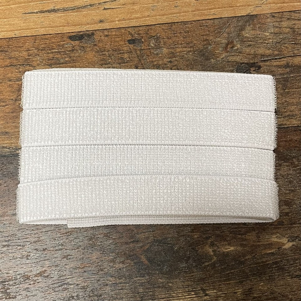 Adidas soccer shin guard straps 4 pack 1” wide White hook and loop One