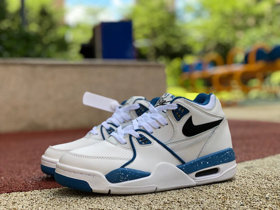 NIKE FLIGHT 89 White Obsidian Brigade Blue 306252 116 Men s