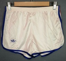 VINTAGE OLD RETRO MEN'S ADIDAS FRANCE NATIONAL SHORTS PANTALONES SIZE M MEDIUM