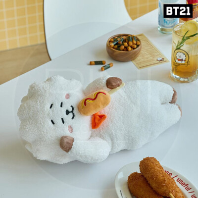 BTS BT21 Official Authentic Goods RJ Welcome Party Lying M Size Doll + Tracking#