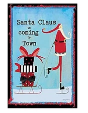 Lang Companies Mini Christmas Garden Flag - SANTA CLAUS - LG-GF-064