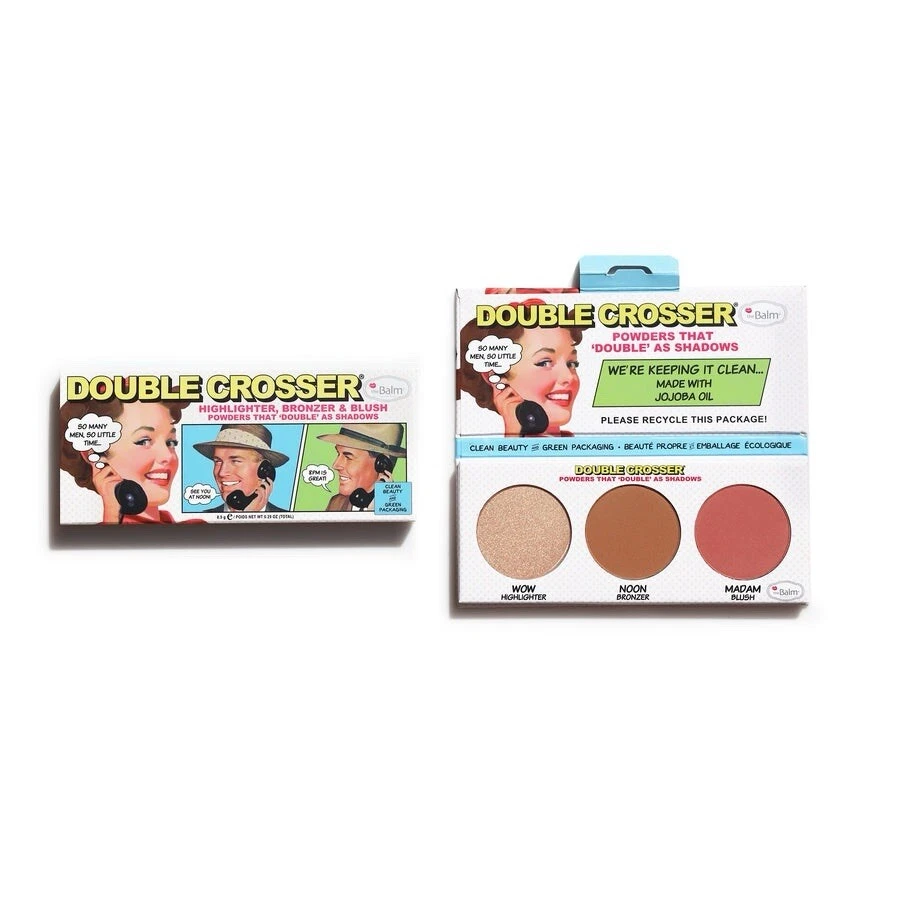 NEW Multi-purpose Palette Double Crosser theBalm Cosmetics - Image 2 of 4