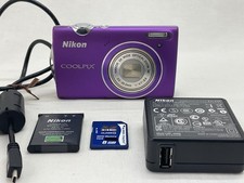 [Exc+5 ] Nikon COOLPIX S5100 12.2MP Compact Digital Camera 5x Zoom from Jpn #895