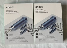 2 Pack Cricut Foil Transfer Kit 3-in-1 Tips Gold  Silver Sheets Maker Explore