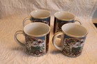 Imari style Handpainted Gold Guilded Tea Decorative Japanese Mugs Set of 6 — photo 2