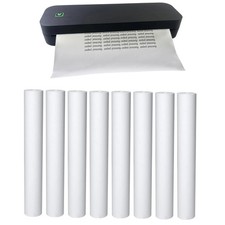 8 rolls about 200 pages , A4, BPS free, thermal printer paper, BPA free. For a