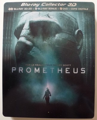 PROMOTHEUS Ridley Scott 2012 Box Steelbook Blu-ray 3D Edition Frankreich sehr guter Zustand