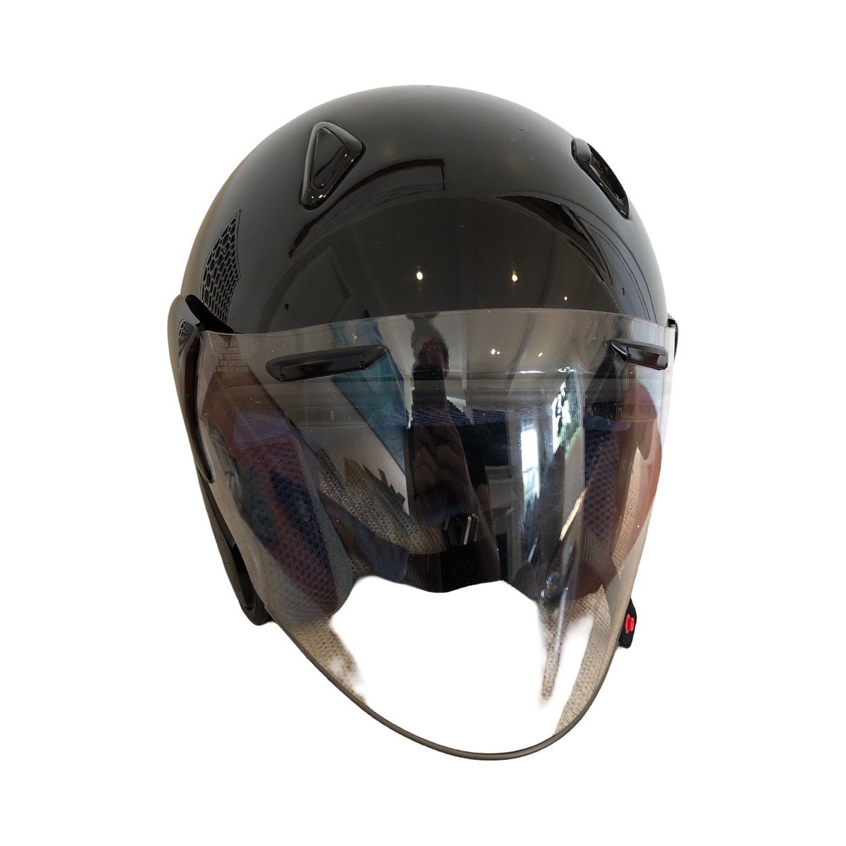 Arai SZ/M Gloss Black Motorcycle Helmet Size XL Vintage DOT