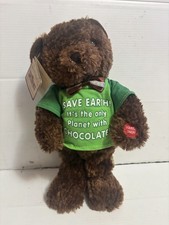 Rare 14” Singing Dancing Bear James Brown I Feel Good Save The Earth Chocolate