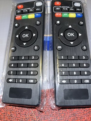 A Pair Remote Control Replacement for X96-mini and X96-mini+ Android TV Box New