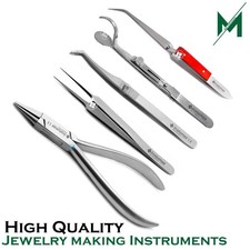 Watchmaker Tweezers   Flat  Round Tip Soldering and Repair Forceps