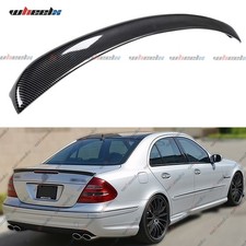 für Mercedes Benz E Klasse W211 Limo 2003-08 Sport Heckspoiler Lippe Carbon Look
