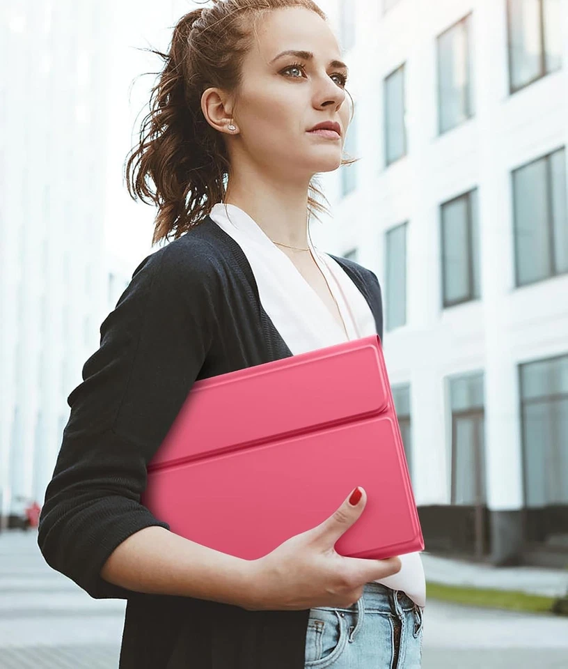 Funda Pink Hamile para iPad 11ª 10ª Generación con Teclado con Soporte para Lápices Foto 2 de 4