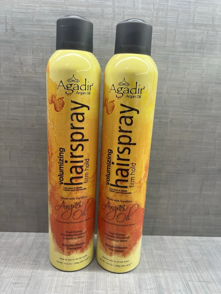 Agadir Argan Oil Hairspray Firm Hold Volumizing 10.5 oz (2 PACK) - Image 4 of 4