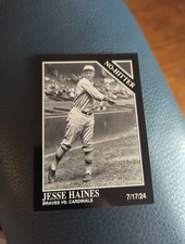 JESSE HAINES 1992 CONLON COLLECTION THE SPORTING NEWS NO HITTER #358