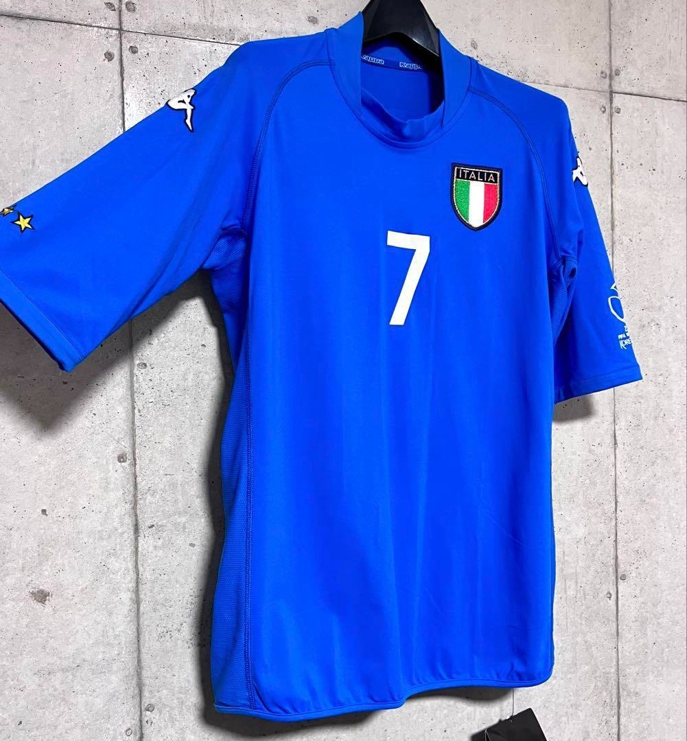 Alessandro Del Piero #7 Italy 2002 World Cup Home Jersey XL Kappa