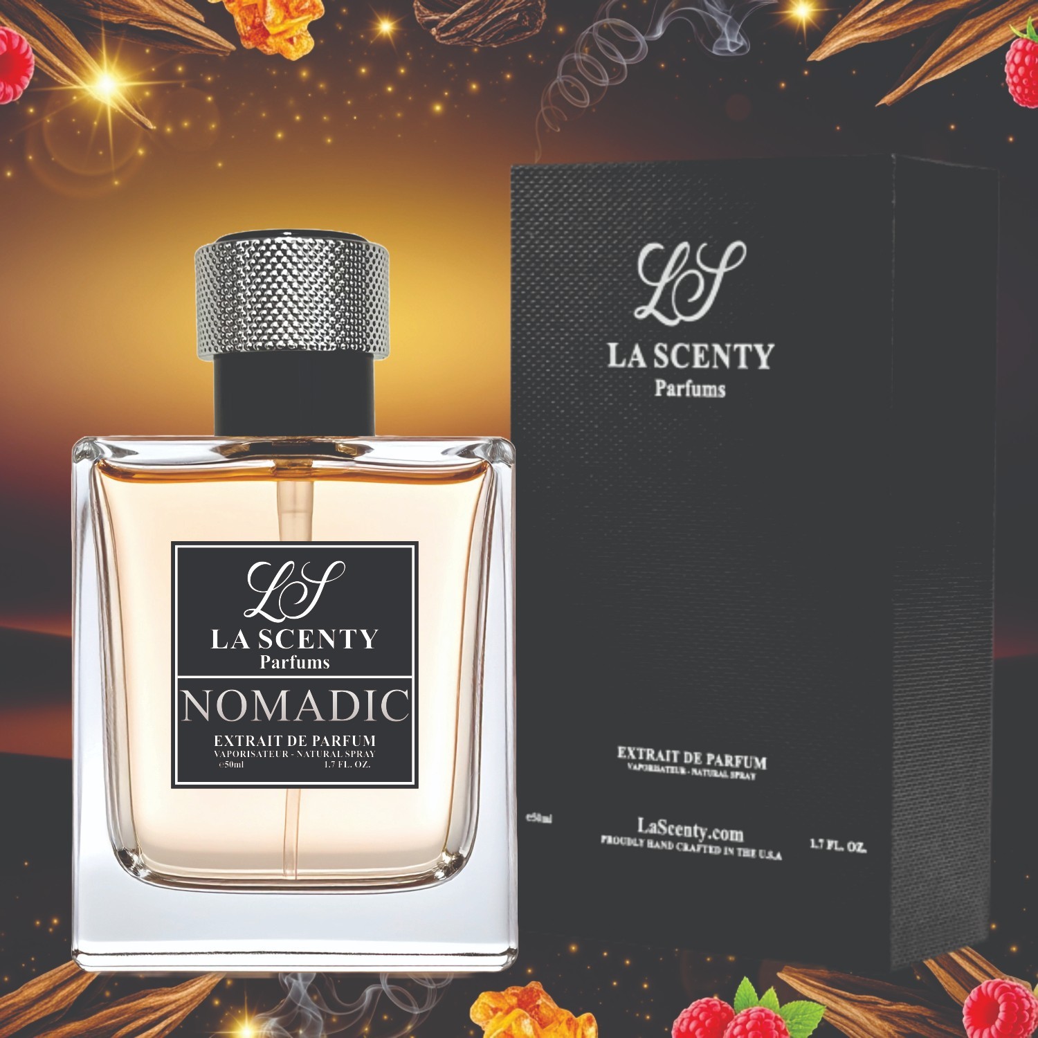 LaScenty NOMADIC | Inspired by Ombre Nomade | Unisex Extrait de Parfum 50ml